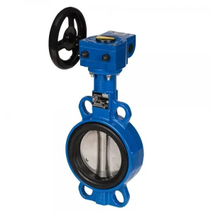 VFY-WG затвор дисковый DN50 PN16 корп. GG25 с центр. проуш.; Диск- AISI 316; упл. EPDM; С редуктором Использовать ответные фланцы по ГОСТ 33259-2015 исполнение В, тип 01, тип 11 - 065B7440