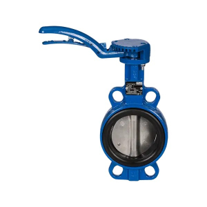 VFY-WH затвор дисковый DN125 PN16 корп. GG25 с центр. проуш.; Диск- AISI 316; упл. EPDM; С рукояткой Использовать ответные фланцы по ГОСТ 33259-2015 исполнение В, тип 01 - 065B7414